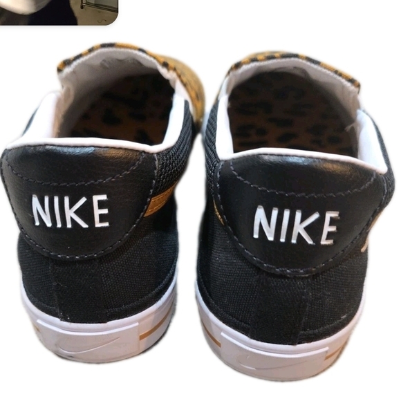 Nike Court Legacy Slip On Womens Size 9.5 SneNike Leopard Print Slip-On Sneakers - Picture 5 of 6